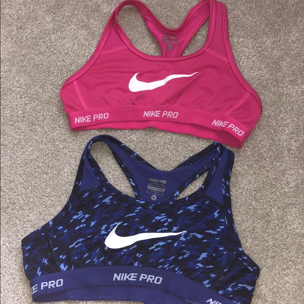 Girls Nike sports bras